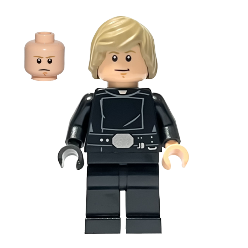 Фигурка Lego Джедай Luke Skywalker Jedi Hair with Side Part Smile Stern Star Wars sw1262 Б/У - Retromagaz