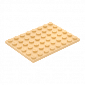 Пластина Lego Обычная 6 x 8 3036 6070501 Tan 4шт Б/У - Retromagaz