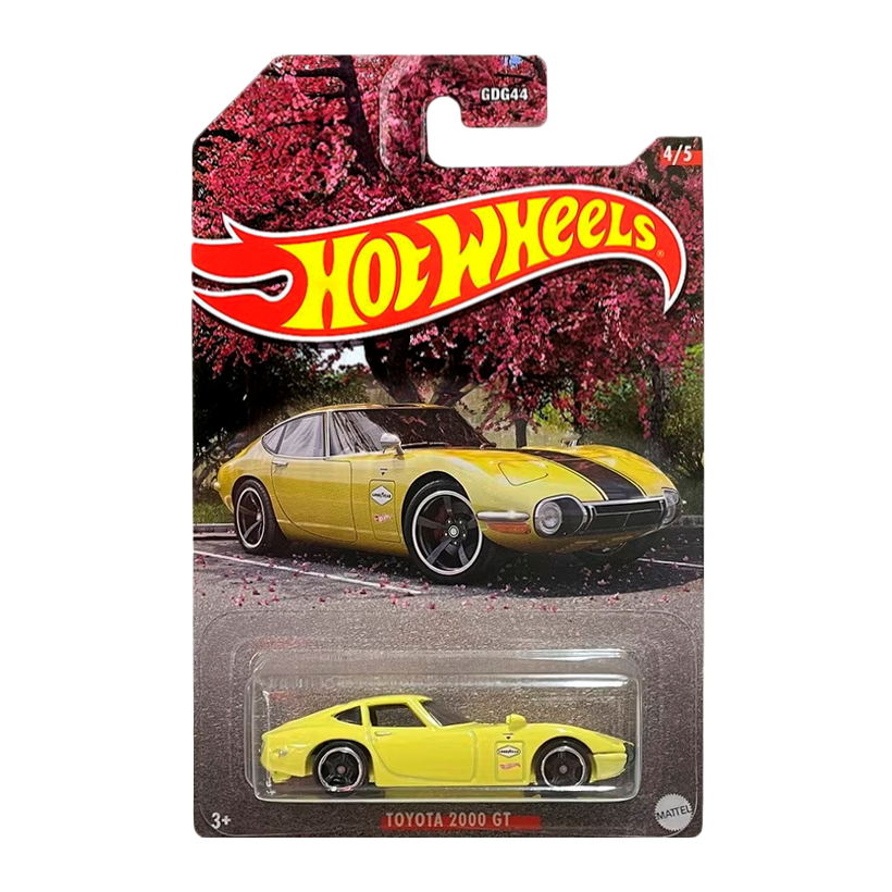 Тематична Машинка Hot Wheels Toyota 2000 GT Japanese Classics 1:64 HLK15 Yellow - Retromagaz