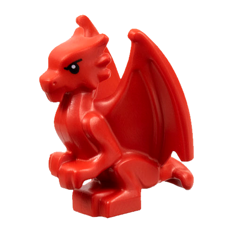 Фігурка Lego Повітря Dragon Baby Perched Animals 5829pb01 6483337 Red Б/У - Retromagaz