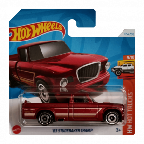 Машинка Базовая Hot Wheels '63 Studebaker Champ Hot Trucks 1:64 HTC35 Red