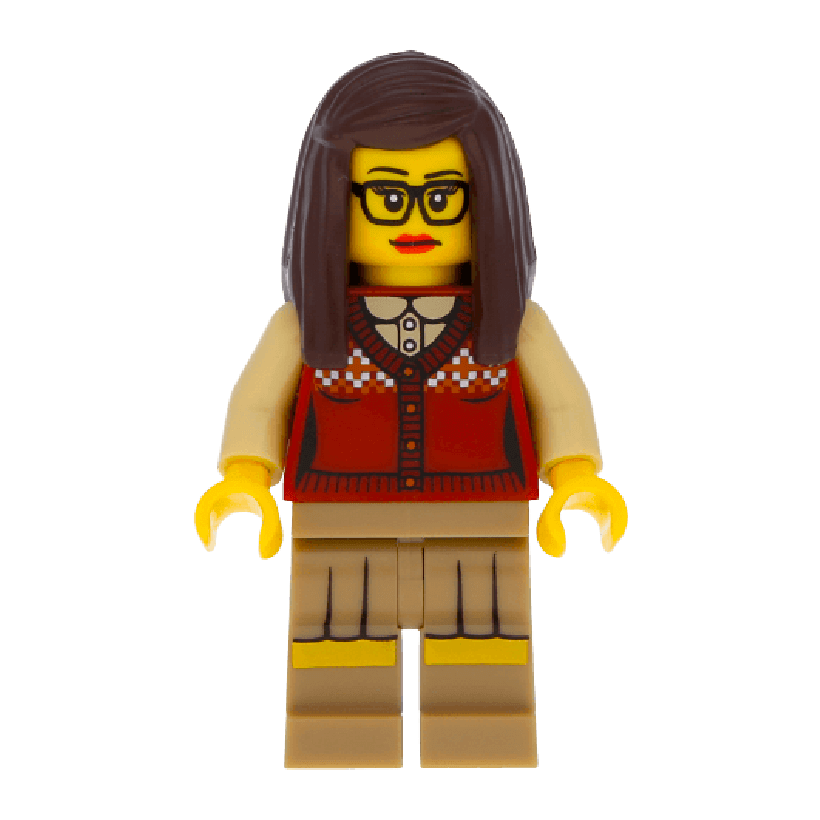 Фигурка Lego Series 10 Librarian Collectible Minifigures col10-1 col145 Б/У - Retromagaz