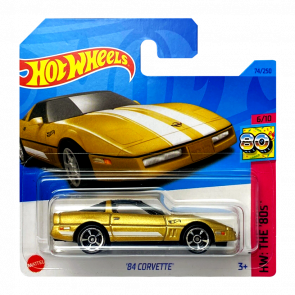 Машинка Базовая Hot Wheels '84 Corvette The `80S HKG83 Gold Новый - Retromagaz