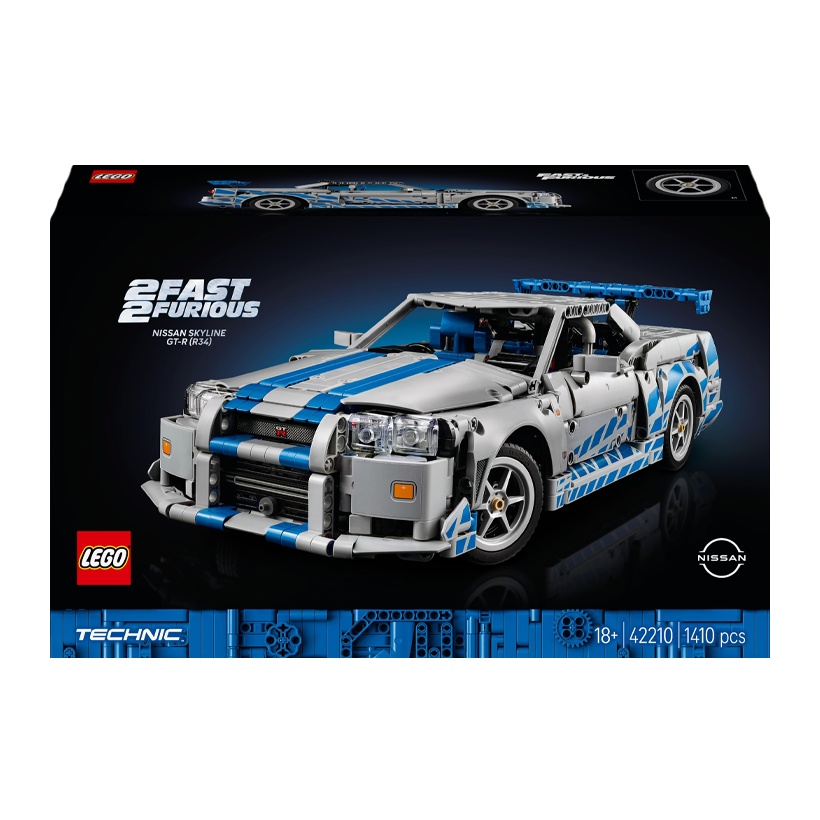 Конструктор Lego 2 Fast 2 Furious Nissan Skyline GT-R (R34) Car Technic 42210 Новий - Retromagaz