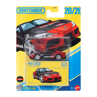 Машинка Premium Matchbox Toyota Supra Advan Collectors 1:64 JCL44 Red - Retromagaz