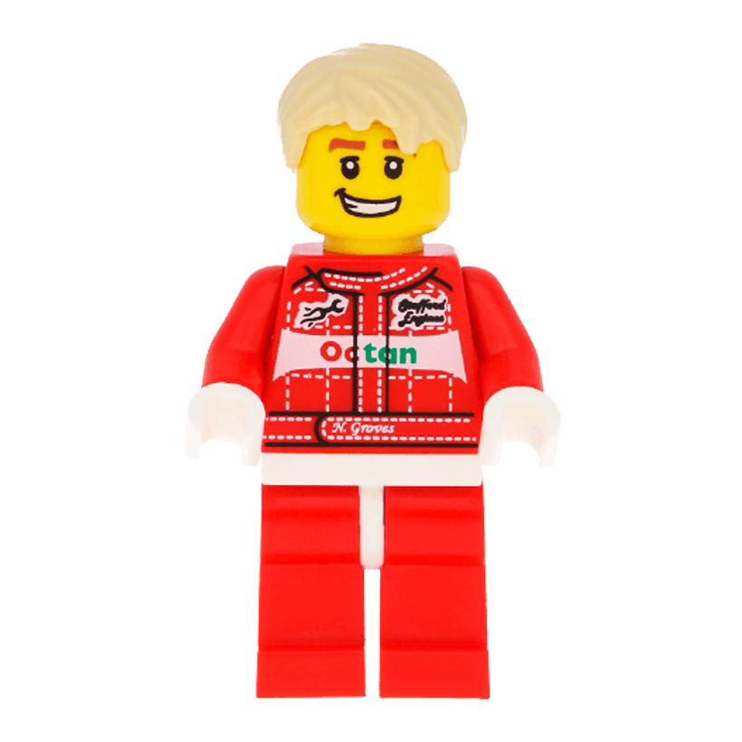Фігурка Lego Series 3 Race Car Driver Collectible Minifigures col040 1 Б/У - Retromagaz