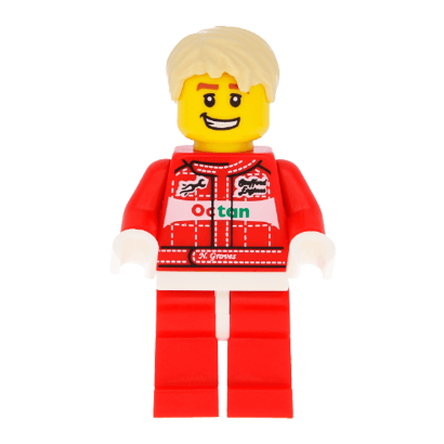 Фігурка Lego Race Car Driver Collectible Minifigures Series 3 col040 1 Б/У - Retromagaz