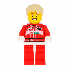 Фігурка Lego Collectible Minifigures Series 3 Race Car Driver col040 1 Б/У - Retromagaz