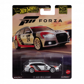 Машинка Premium Hot Wheels '17 Audi RS 6 Avant Forza Horizon 1:64 HVJ47 White