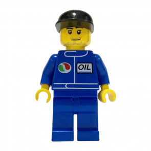 Фигурка Lego 973pb0106 Octan Blue Oil Blue Legs City Race oct060 Б/У - Retromagaz