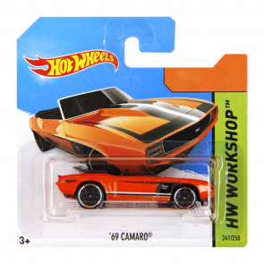 Машинка Базова Hot Wheels '69 Camaro Workshop 1:64 CFM02 Orange