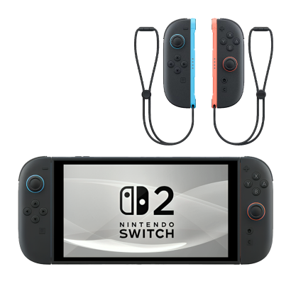 Набір Консоль Nintendo Switch 2 256GB Black Новий  + Контролери Бездротовий Joy-Con Grey - Retromagaz