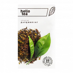 Чай Пакетований Чорний Hello Tea Дарджилінг 40g