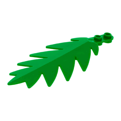 Рослина Lego Tree Palm Leaf Large 10 x 5 Листя 10 x 5 2518 Green Б/У - Retromagaz