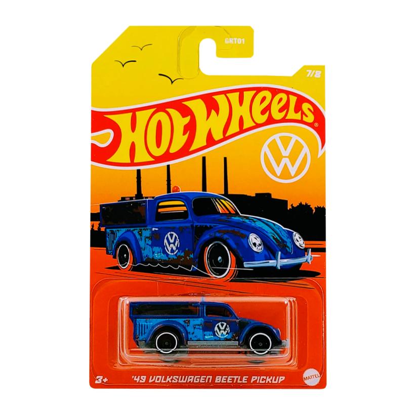 Тематическая Машинка Hot Wheels '49 Volkswagen Beetle Pickup Volkswagen 1:64 HDH46 Blue - Retromagaz