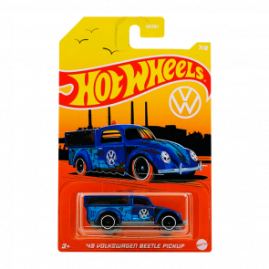 Тематическая Машинка Hot Wheels '49 Volkswagen Beetle Pickup Volkswagen 1:64 HDH46 Blue - Retromagaz