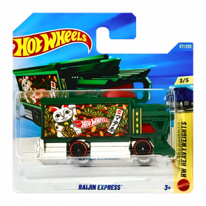 Машинка Базовая Hot Wheels Raijin Express HW Art Cars 1:64 JJJ27 Green - Retromagaz