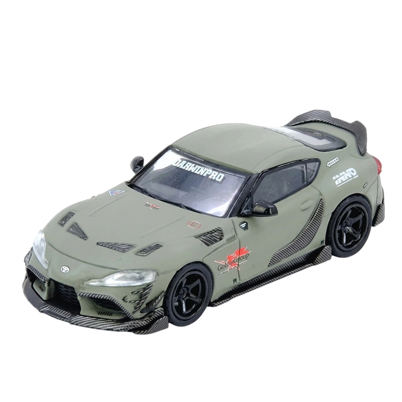 Машинка Premium INNO64 Toyota Supra A90 Darwin Pro 1:64 IN64-A90DP-MATGR Green - Retromagaz