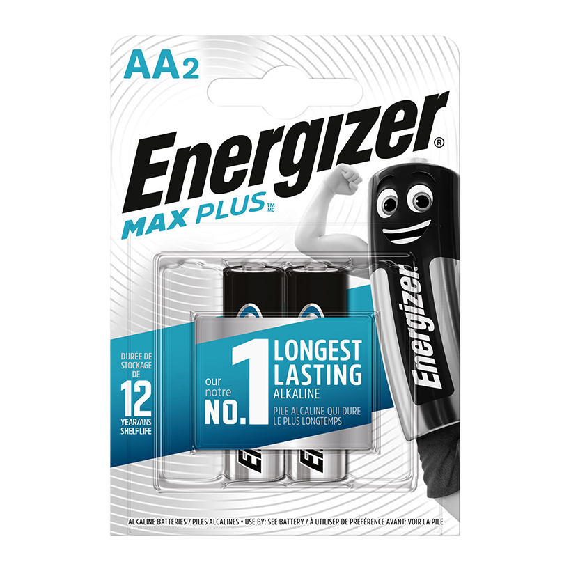 Батарейка 2шт Energizer AA Max Plus - Retromagaz