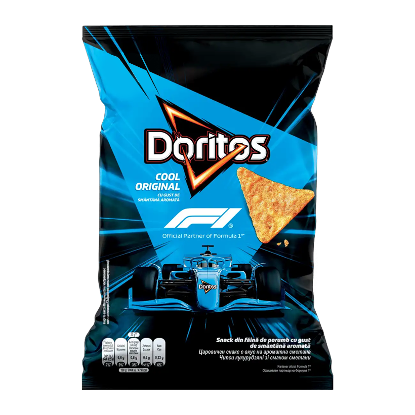 Чипсы Doritos Кукурузные со Вкусом Сметаны 90g - Retromagaz