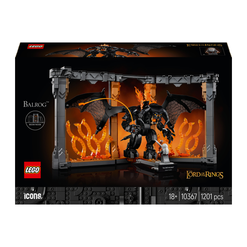 Конструктор Lego Володар Перснів Balrog Book Nook Icons 10367 Новий - Retromagaz
