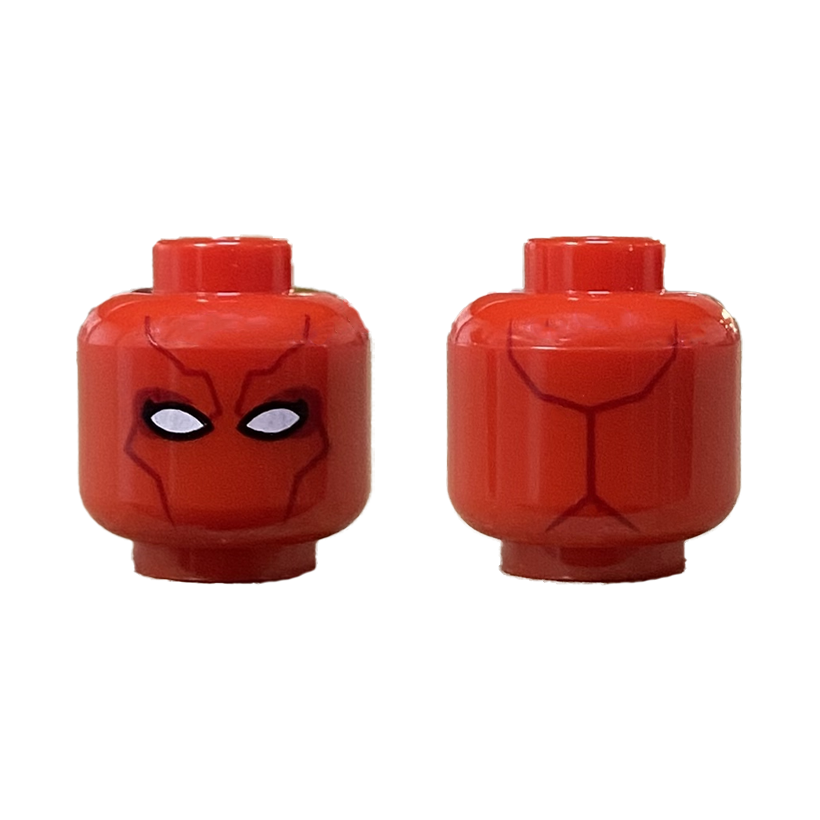 Голова Lego DC Red Hood Mask Dark Red Contour Lines Super Heroes 3626pb1618 sh0282 6153232 Red Б/У - Retromagaz