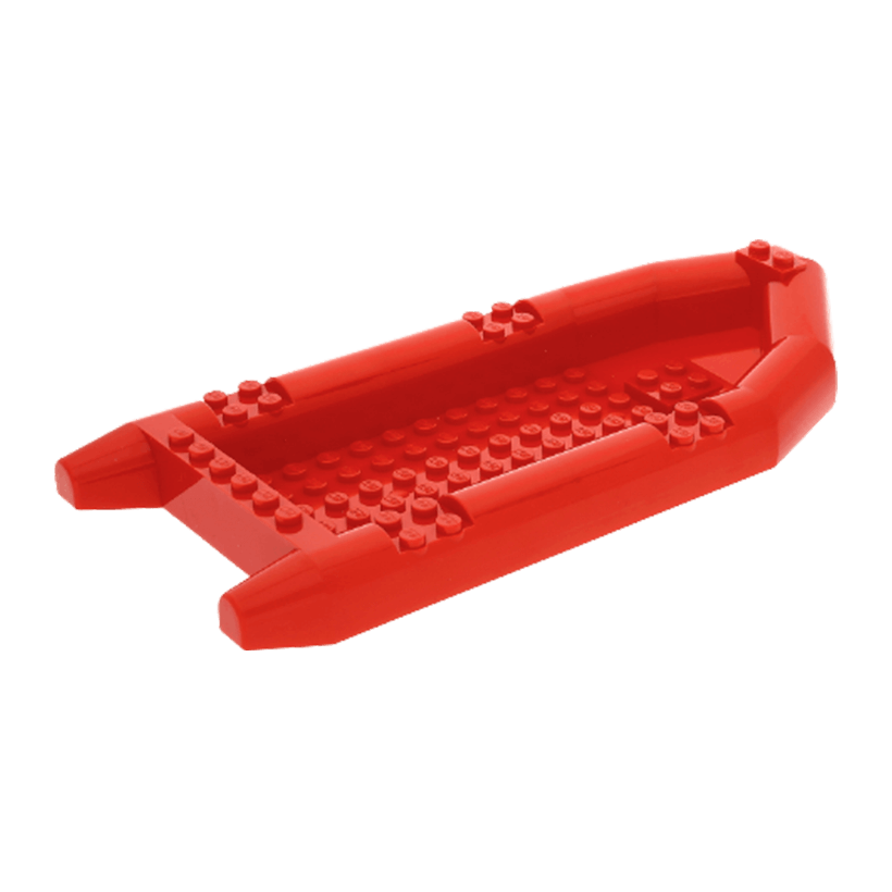 Для Судна Lego Основа Rubber Raft Large 62812 4571142 6100961 Red Б/У - Retromagaz