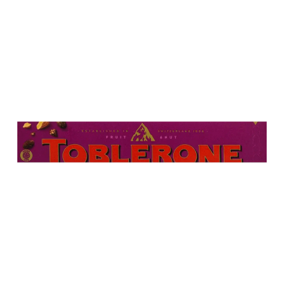 Шоколад Toblerone Молочный с Изюмом и Измельченым Орехом 100g - Retromagaz