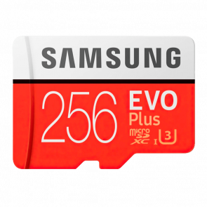 Карта Памяти Samsung EVO Plus microSDXC Class 10 256GB Red Б/У Отличный