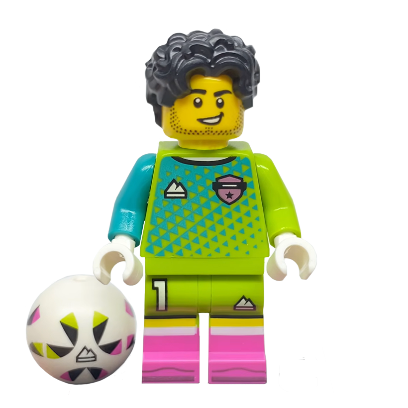 Фигурка Lego Series 29 Football Goalkeeper Collectible Minifigures col29-9 col481 71052 Новый - Retromagaz