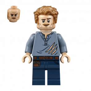 Фігурка Lego Jurassic World Owen Grady Ripped Shirt Films jw020 Б/У - Retromagaz