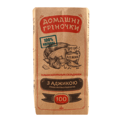 Гренки Домашние Греночки с Аджикой 100g - Retromagaz