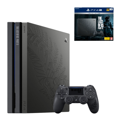 Консоль Sony PlayStation 4 Pro CUH-72xx The Last of Us Part II Limited Edition 1TB + Коробка Б/У Відмінний - Retromagaz