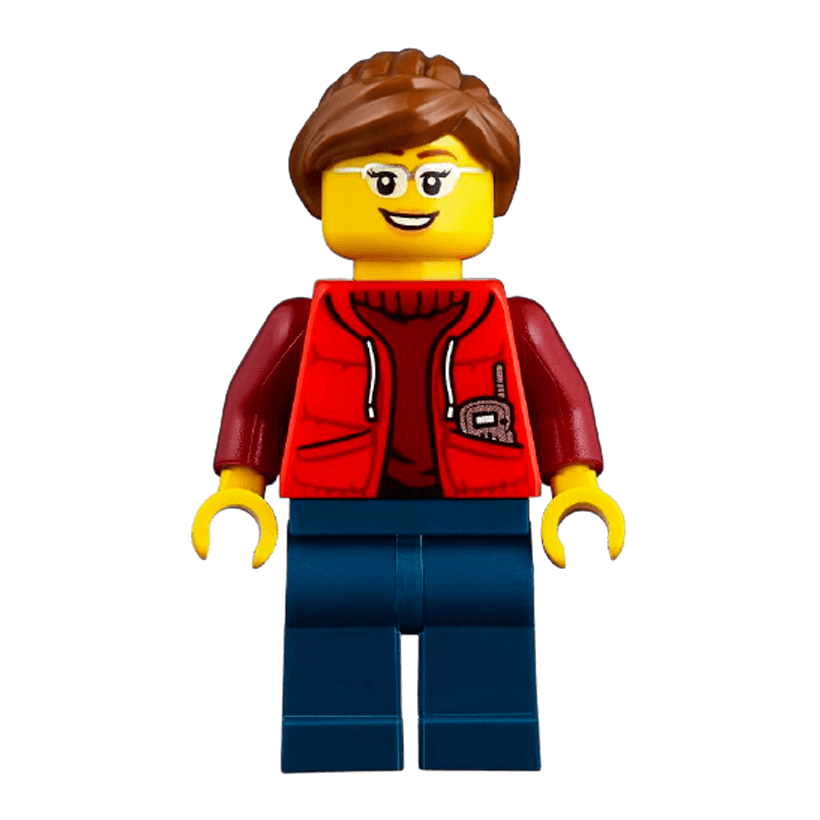 Фігурка Lego Deep Sea Explorers 973pb2061 Submariner Female City cty0565 Б/У - Retromagaz