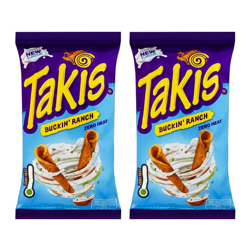 Набор Кранчи 2шт Takis Buckin Ranch Сметана 100g - Retromagaz