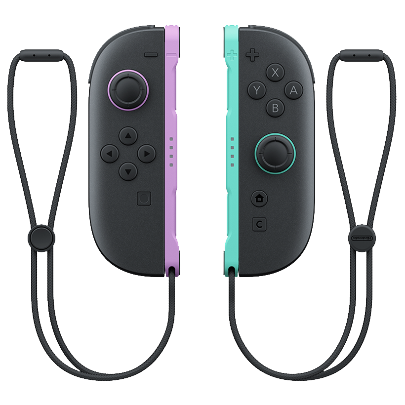 Контроллеры Беспроводной Nintendo Switch 2 Joy-Con Light Purple/Light Green Новый - Retromagaz