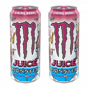 Набор Напиток Энергетический 2шт Monster Energy Juice Viking Berry 473ml - Retromagaz