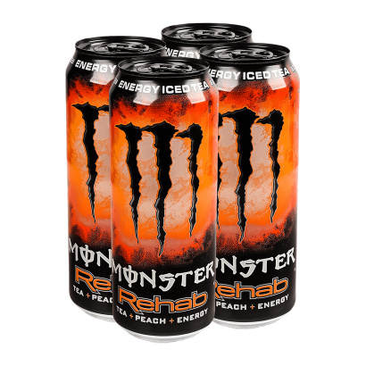 Набір Напій Енергетичний 4шт Monster Energy Rehab Чай + Лимонад 500ml - Retromagaz