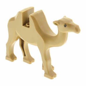 Фигурка Lego Camel with Black Eyes and White Pupils Pattern Animals Земля 88291c01pb01 1 4589490 4589494 Tan Б/У