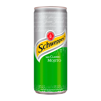 Напій Schweppes Classic Mojito 330ml - Retromagaz