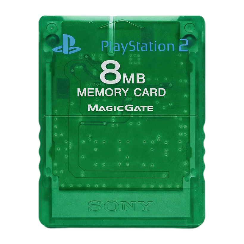 Карта Памяти Sony PlayStation 2 SCPH-10020 Emerald 8MB Trans-Green Б/У - Retromagaz