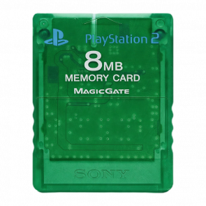 Карта Памяти Sony PlayStation 2 SCPH-10020 Emerald 8MB Trans-Green Б/У - Retromagaz