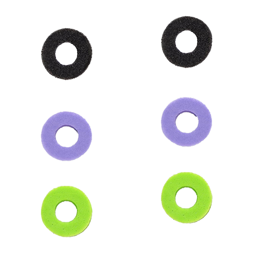 Прицільні Кільця 6шт KontrolFreek Precision Rings PlayStation 5 4 3 2 1 Xbox Series One 360 Switch 2 Green Black - Retromagaz