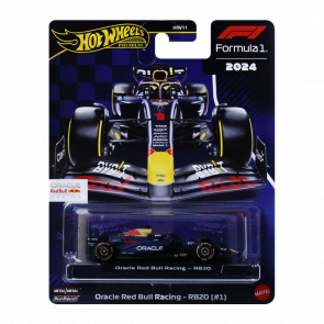 Машинка Premium Hot Wheels Oracle Red Bull Racing - RB20 (#1) Formula One Collection 1:64 JBM12 Blue Машинка Premium Hot Wheels Oracle Red Bull Racing - RB20 (#1) Formula One Collection 1:64 JBM12 Blue - Retromagaz