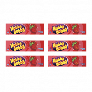 Набір Жувальна Гумка 6шт Hubba Bubba Strawberry 35g - Retromagaz