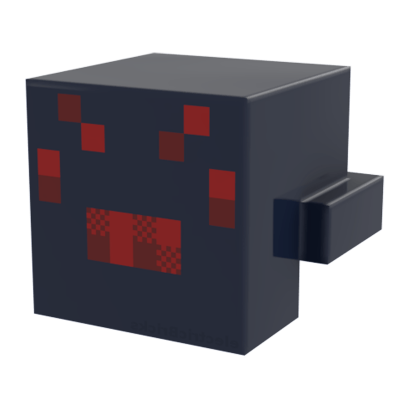 Фигурка Lego Minecraft Creature Head Pixelated with Dark Red Face Spider Games 19727pb001 2шт Б/У - Retromagaz