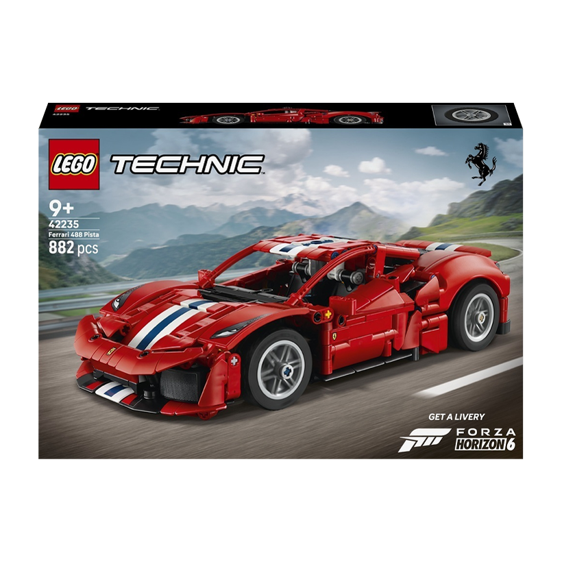 Конструктор Lego Автомобіль Ferrari 488 PISTA Technic 42235 Новий - Retromagaz