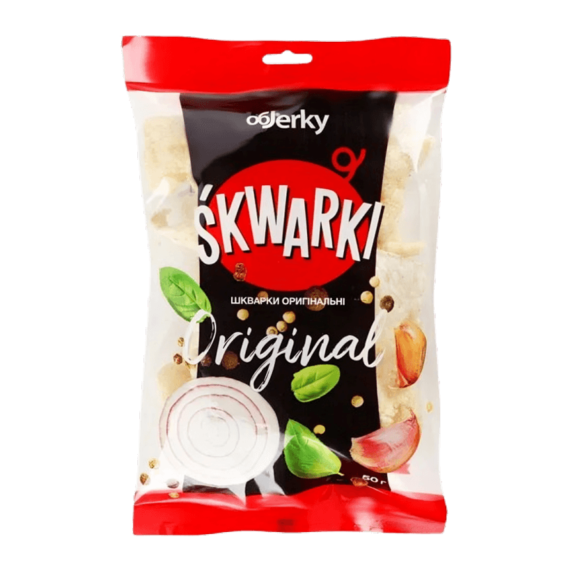 Шкварки Objerky Оригинальные с Морской Солью 50g - Retromagaz