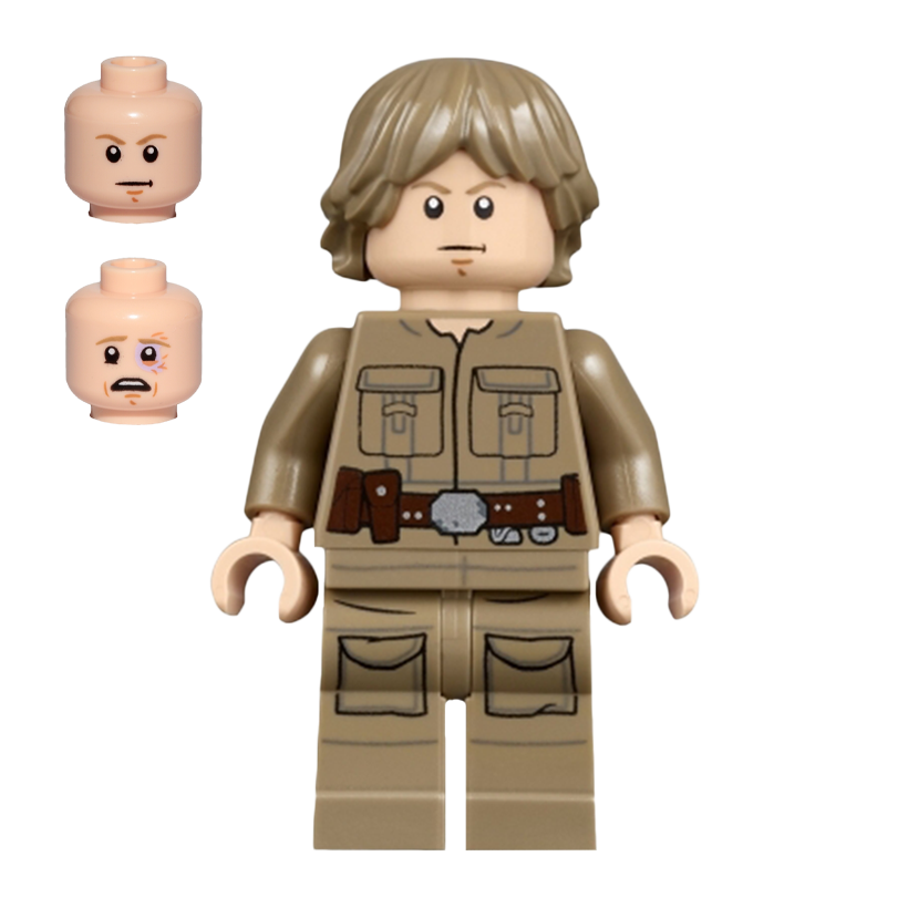 Фигурка Lego Джедай Luke Skywalker Star Wars sw0971 Б/У - Retromagaz