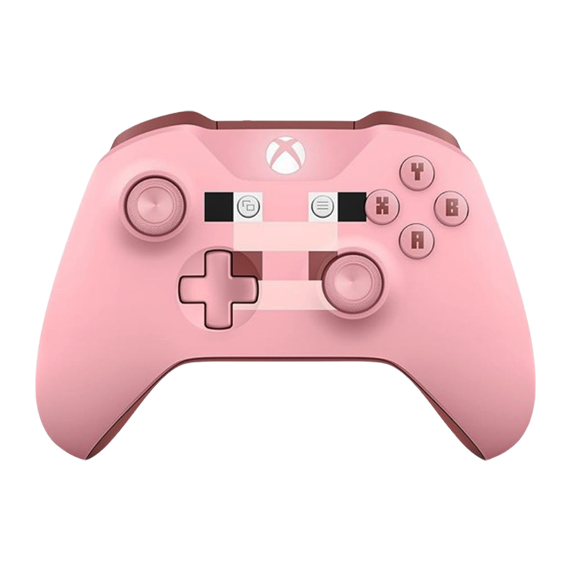 Геймпад Беспроводной Microsoft Xbox One Minecraft Pig Special Edition Version 2 Pink Б/У - Retromagaz